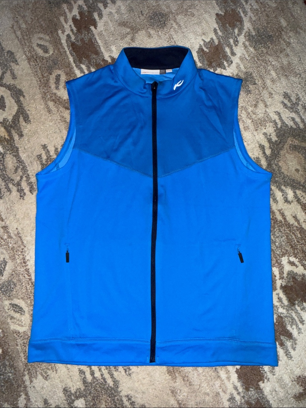 KJUS Blue Sleeveless Golf Vest M